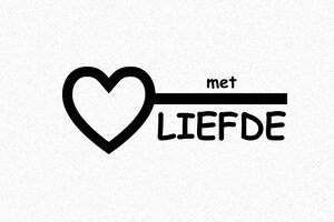Hartjes stempel​ - Stempel Met Liefde Gemaakt C - 60x25 mm - encre black - nl-nl-metliefdegemaakt02-1756720552717