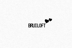 Bruiloft stempels  - Houten stempel Otypo 4015 - encre black - nl-nl-mini-bruiloft1-1756719373669