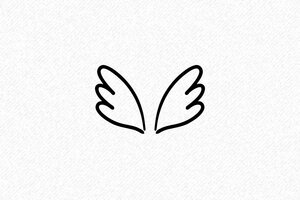 Stempels voor Scrapbooking - Motiefstempel engelenvleugels - encre black - nl-nl-motief-stempel-001-15-1756720684171