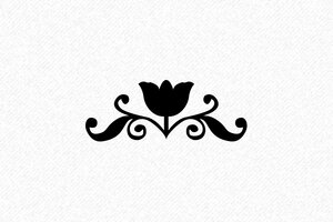 Stempels voor Scrapbooking - Motiefstempel Bloemenornament - encre black - nl-nl-motief-stempel-001-18-1756720710019