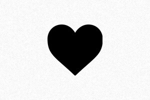 Stempels voor Scrapbooking - Motiefstempel Zwart Hart - encre black - nl-nl-motief-stempel-001-3-1756720614052