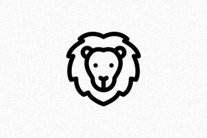 Stempels voor Scrapbooking - Motiefstempel Leeuwenkop - encre black - nl-nl-motief-stempel-001-6-1756720630022