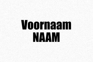 Naam stempels - Houten stempel Otypo o5050 - encre black - nl-nl-namen-stempel-001-13-1756720905603