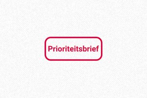 Commerciële Stempels - Magazijnstempel Prioriteitsbrief - encre red - boîtier noir - nl-nl-rode-letter01-1756719798579