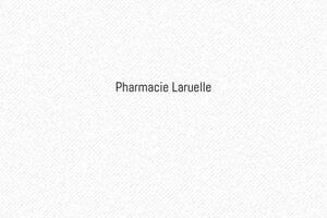 Tampon Pharmarcie - Tampon Dateur Trodat Printy 4850 - 25 x 15 mm - 1 lignes max. - encre black - boîtier noir - printy-4850-pharmacie-01