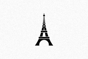 Tampon Scrapbooking - Tampon Tour Eiffel  - 30 x 30 mm - 12 lignes max. - encre black - scrapbook7
