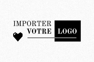 Tampon joyeuses fêtes - Tampon bois 6025 - 60 x 25 mm - 10 lignes max. - encre black - mariage-logo01