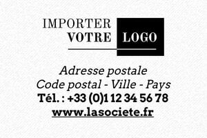 Tampon Lettre Interchangeable - Trodat Printy 4927 - 60 x 40 mm - 16 lignes max. - encre black - boîtier noir - ml8-4927