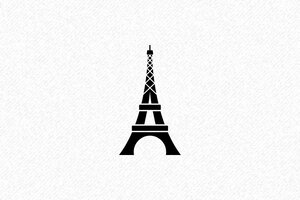 Tampon scrapbooking - Tampon tour Eiffel - 30x30 - bois - 30 x 30 mm - 12 lignes max. - encre black - scrapbook7