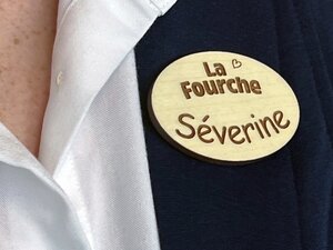 Badge pour salons et foires