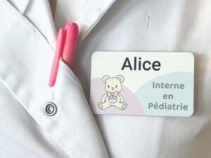 Badge Infirmière du personnel Médicale