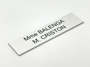 Plaque Boite Lettres Aluminium - Durable & Élégante