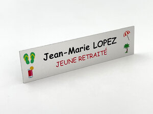 Plaque boîte aux lettres moderne - Commandez en ligne