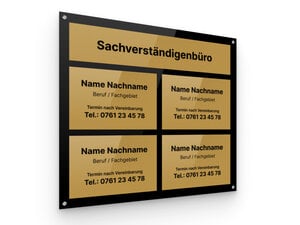 Mehrfachschild für Firmenschilder