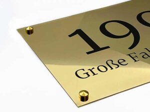 Edelstahl Hausnummernschild-thumbnail