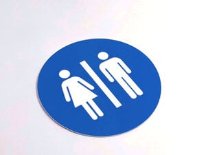 Wc schild