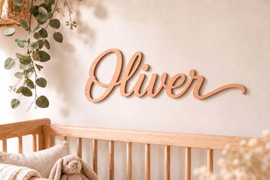 Wooden Name Signs Cut to Measure for Walls & Nurseries Wooden Name Signs Cut to Measure for Walls & Nurseries