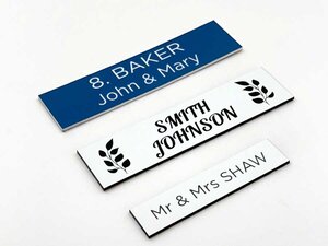 PVC Post Box Signs PVC Post Box Signs