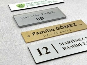 Placas para Buzón