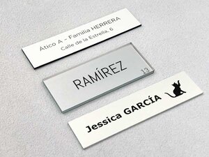 Placas de Aluminio para Buzón