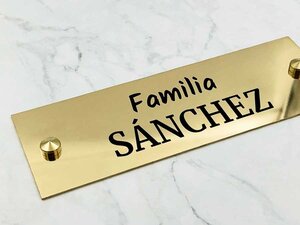 Placas de Latón para Buzón