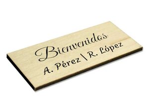Placas de Madera para Buzón