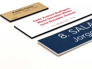 Placas de PVC para Buzón