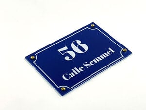 Placas con Nombre de Calle