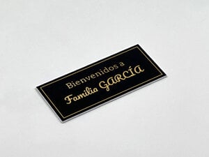 Placas de Casa con Nombre