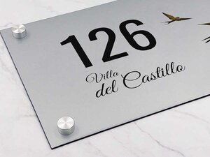 Placas de Números Modernos