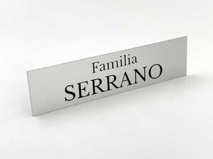 Placas de Timbre de Aluminio