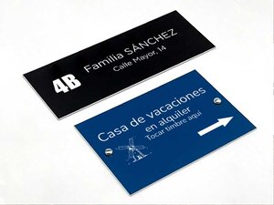 Placas para Timbre de PVC