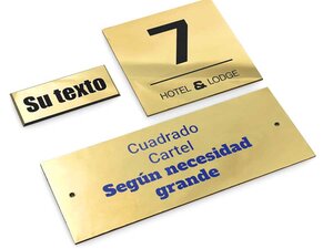 Placas Doradas