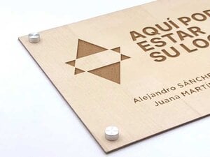 Placas Profesionales con Logo