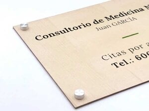 Placas Profesionales de Madera