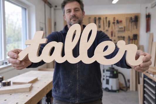 Letras de madera