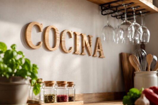 Letras personalizadas de madera natural, recortadas a medida-thumbnail