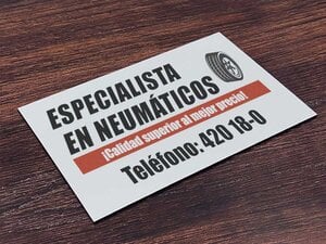 Placas para Tiendas