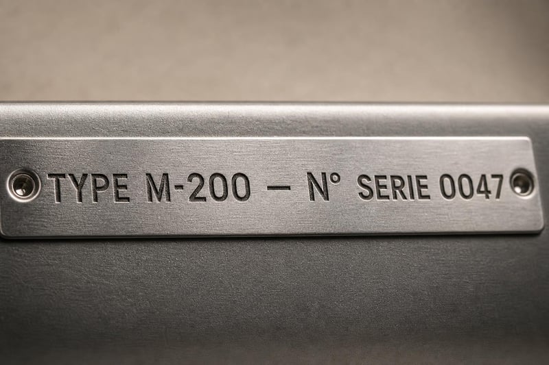 Placa numerada industrial a medida para la identificación de equipos-thumbnail