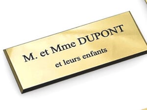 Plaque boite aux lettres laiton-thumbnail