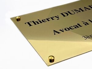 Plaque Professionnelle Avocat-thumbnail