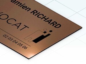 Plaque Professionnelle Avocat-thumbnail