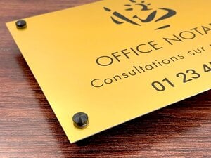 Plaque Professionnelle Avocat-thumbnail
