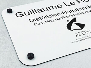 Plaque Professionnelle Diététicienne-thumbnail