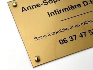 Plaque Professionnelle Infirmière-thumbnail