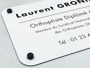 Plaque Professionnelle Orthoptiste-thumbnail