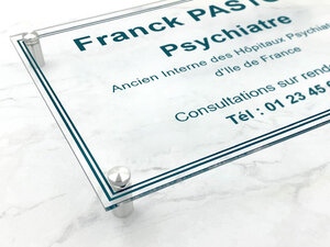 Plaque Professionnelle Psychiatre