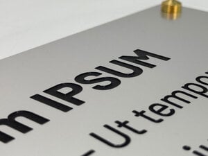 Plaque Professionnelle Aluminium-thumbnail