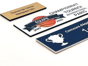 Plaque pour coupe-thumbnail