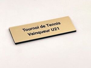 Plaque trophée